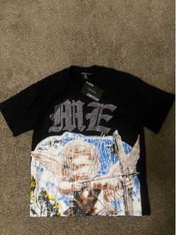 Mixed emotions shirt men rhinestone designer t shirt new size s