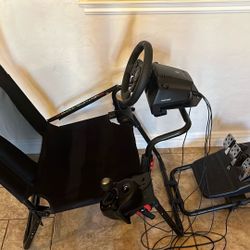 LogitechG923 Trueforce Racing Wheel With Next Level Racing Rig