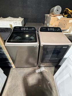 27” top load washer& electric dryer