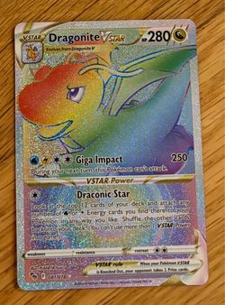 Dragonite VSTAR Rainbow Rare 081/078 Pokémon Card