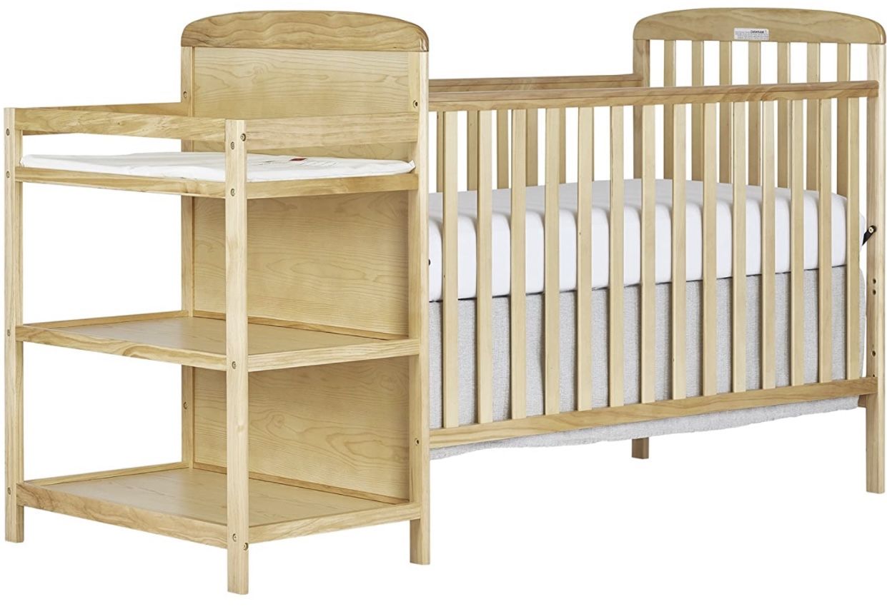 Full Size Crib and Changing Table Combo