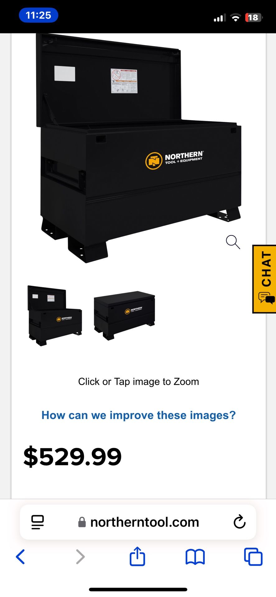 Northern Tool Job Box