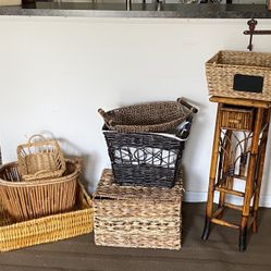 Bamboo Baskets - Must Go Today