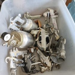 Box Of Paint Sprayers