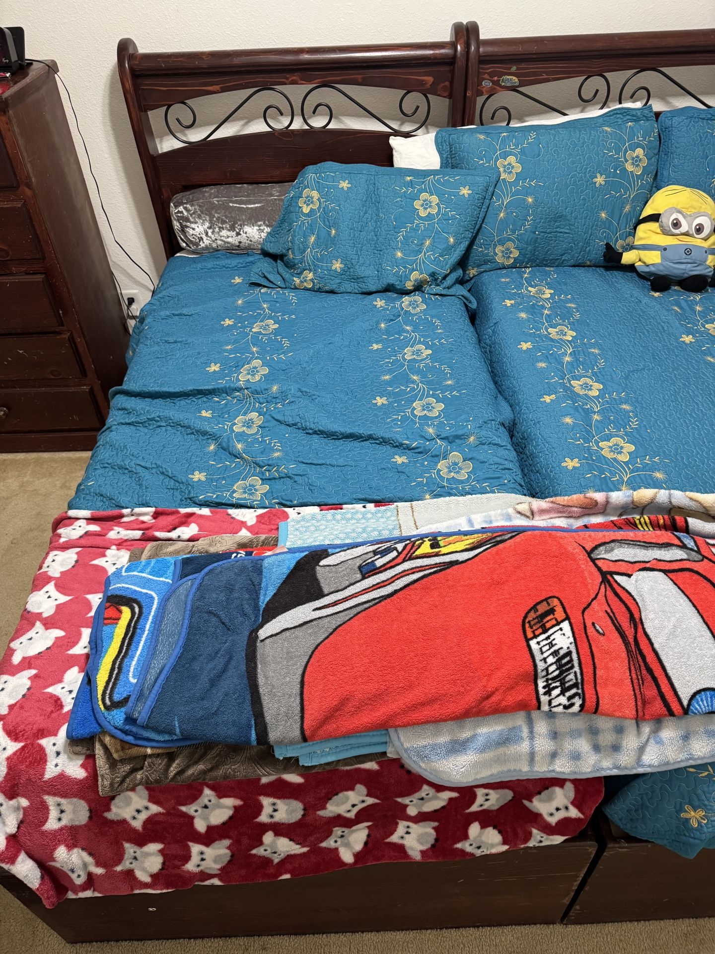 Twin Bed Frame With Tulo Mattress