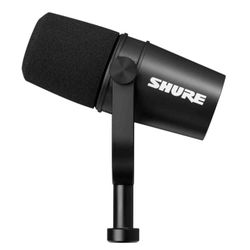 Shure MV7X Podcast Microphone - Black