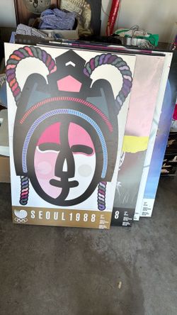 Seoul Olympics 1988 posters