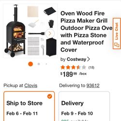 Oven Wood Fire Pizza Maker Grill