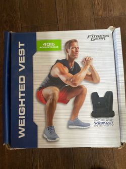 Weighted workout vest