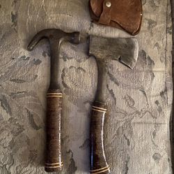 Vintage Estwing Hammer And Hatchet