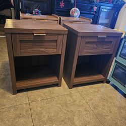 Oakham Set of 2 boho style Nightstands