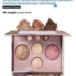 LAURA GELLER NEW YORK Best of the Best Baked Palette – 7-in-1 Full Face Palette – Bronzer, Blush, 2 Highlighters & 3 Eyeshadows – Crease-Proof, Handma