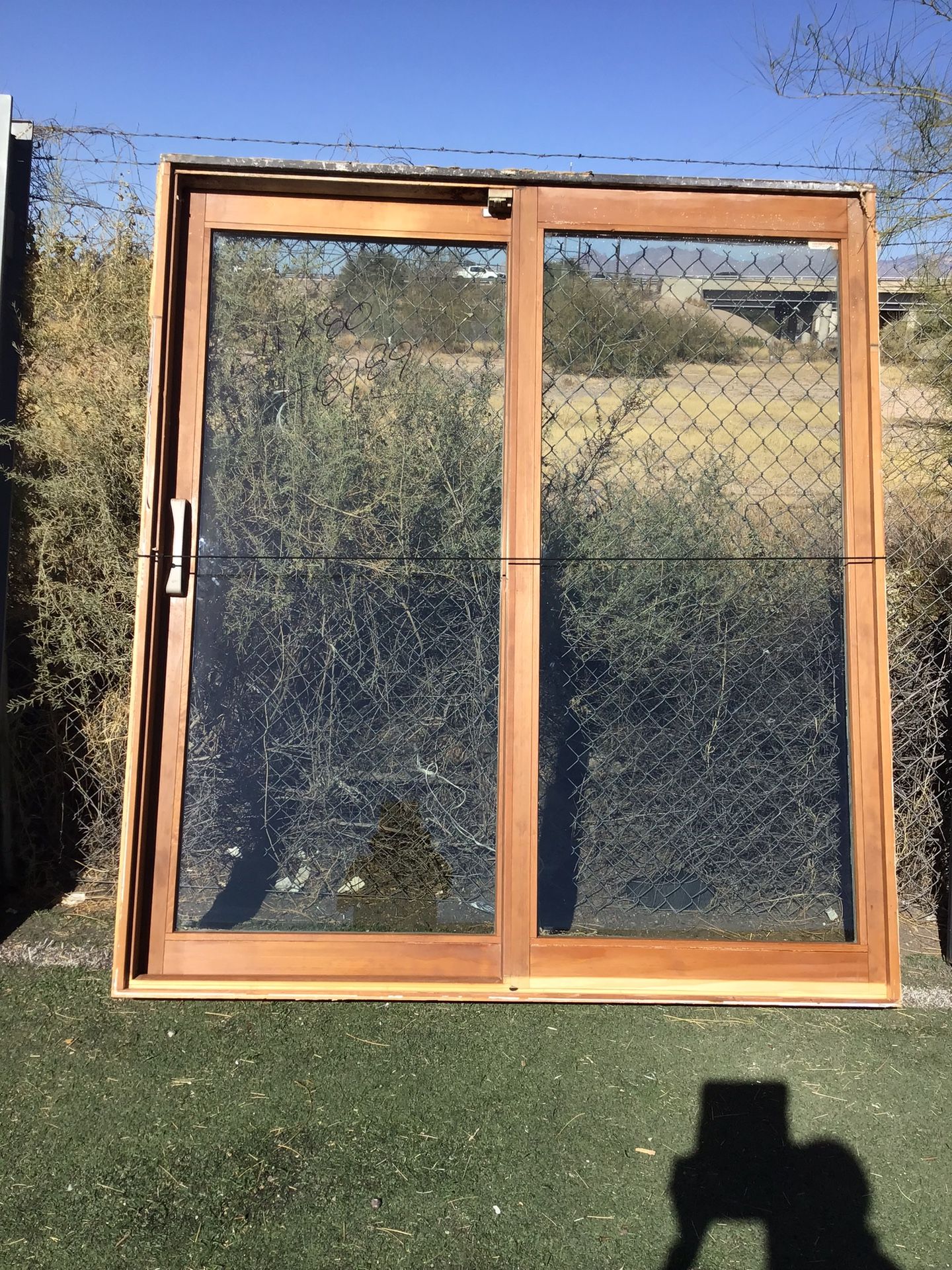 Wood Sliding Patio Door 