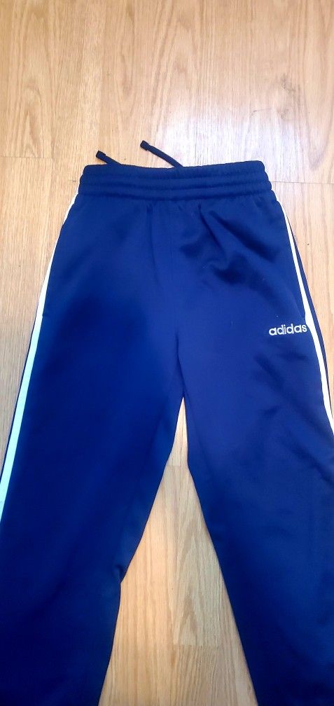 Adidas Blue Sweat Pants..Size 10 Yr Old..like New!