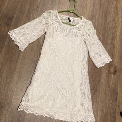 White Laced Dress 