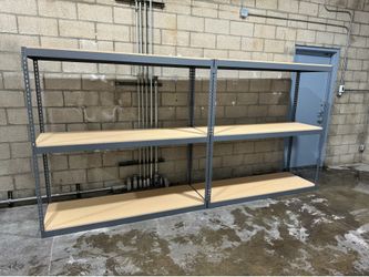 Industrial Boltless Storage Shelving 72x24 Racks Similar To Uline And Grainger Delivery Available