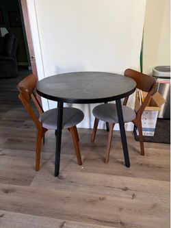 Table and chairs