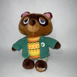 Build A Bear Tom  Nook Animal Crossing 18” Plush With Sound 7 Scent