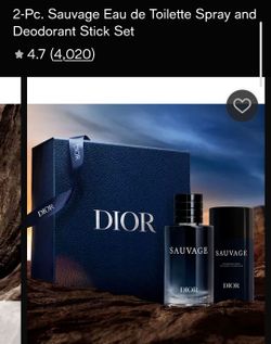 Dior sauvage cologne set