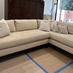 Crate & Barrels Sectional Sofa