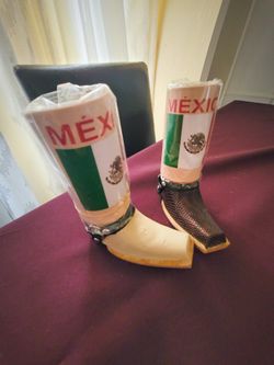 Pair Of Boot Shot Glasses And Sleeves