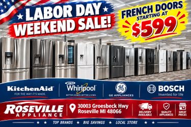 Refurbished refrigerator with warranty!