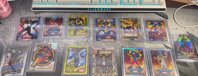 Marvel topps chrome cards iron man collection