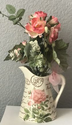 Vintage pink floral arrangement