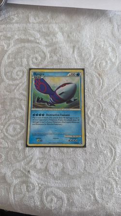 Kyogre Pokémon Trading Card 12/45