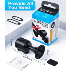 Electric Bike Horn 130db Loud Bicycle Horn