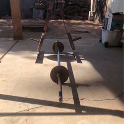 60 Pounds Comes With Tree An Curl bar $75