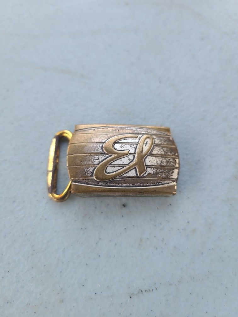 Initial Letter Monogram - Vintage Hickok Master Plate Belt Buckle