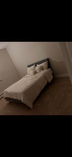 Full Grey bed frame