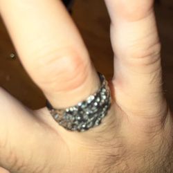 Real Gold Nugget Ring 