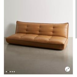 Urban Outfitters Recycled Leather Sleeper Sofa/couch