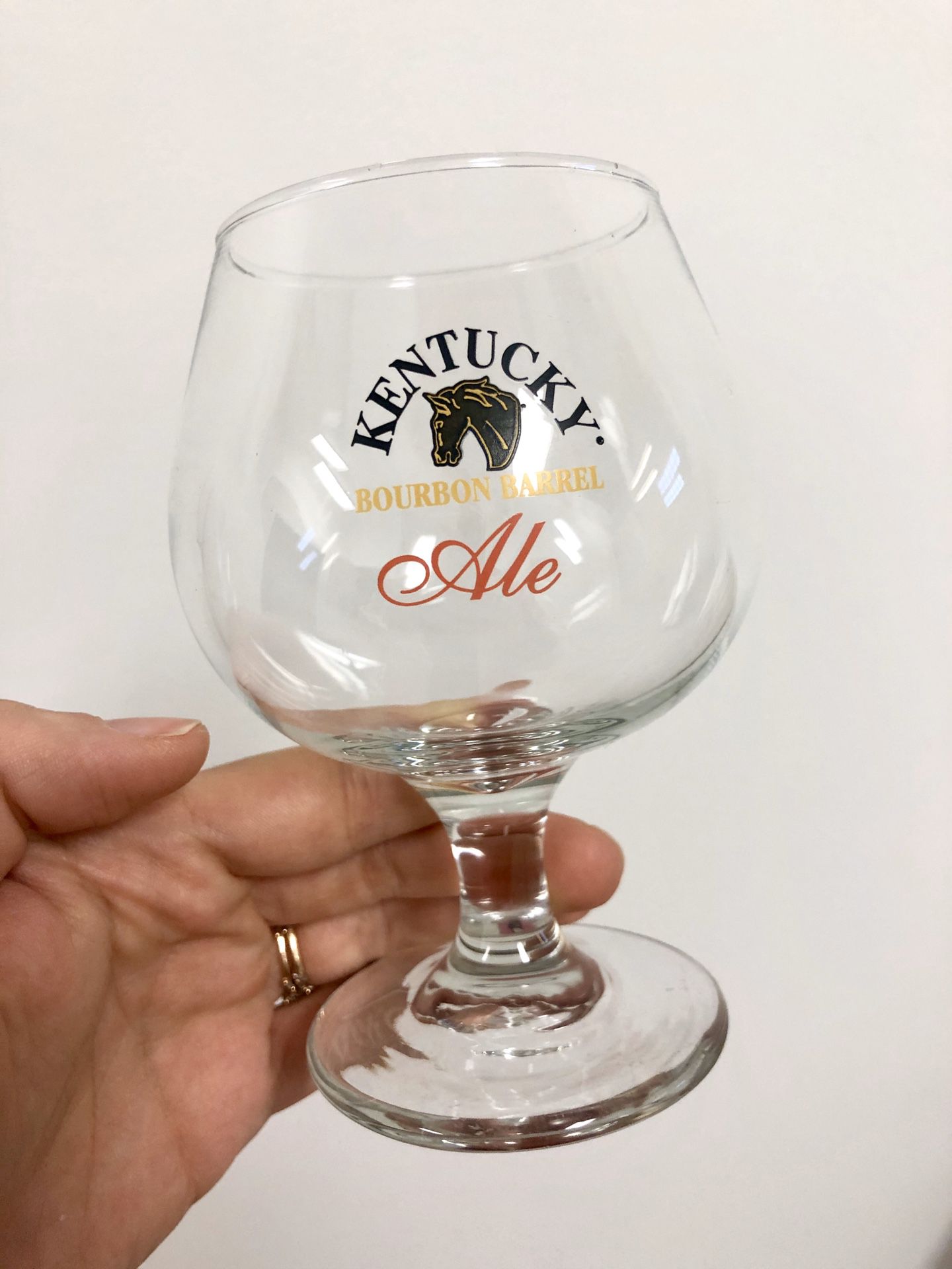 Kentucky Bourbon Barrel Ale Snifter Old Fashioned Pedestal Glass - Collectible - 23ct