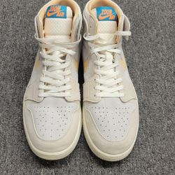 Nike Air Jordan 1 Zoom Comfort 2 High Light Orewood Citrus Size 13