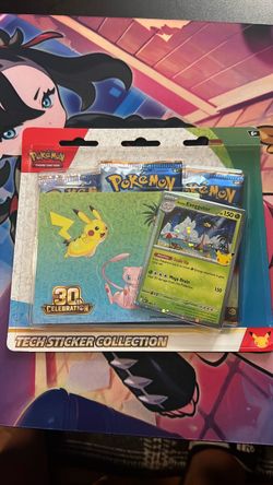 Pokémon 30th Celebration Tech Sticker Collection