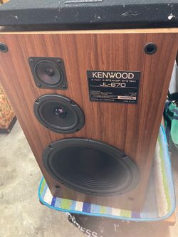 KENWOOD 3 WAY 3 SPEAKER SYSTEM JL-(contact info removed)s