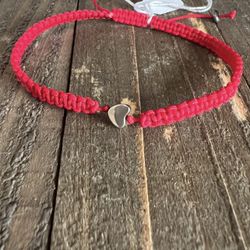 Adjustable Red Bracelet