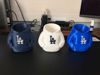 LA Dodgers Hoodie Pen Pencil Holder Desk Organizer