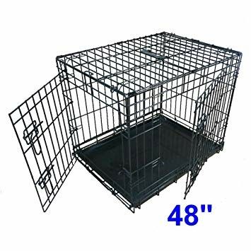 New never used 48" XXX dog cage crate
