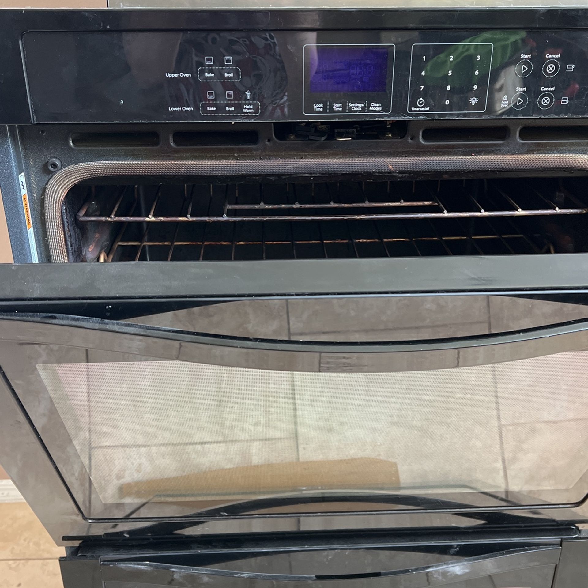 Whirlpool double electric wall ovens