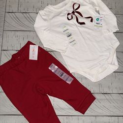 Girls pant/shirt set new 6-9 months