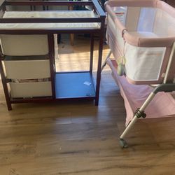 Baby Bassinet Changing Table 