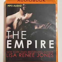 THE EMPIRE: Filthy Trilogy Book #3 by Lisa Renee Jones (Audio MP3-CD) Unabridged Audiobook Contemporary Romance *Unused*