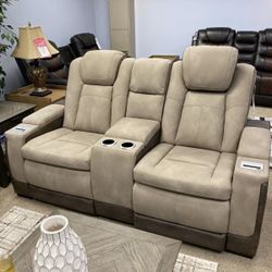 Just $10 Down Payment Finance ▪️Next-Gen Durapella Power Reclining LOVESEAT 💕NEW