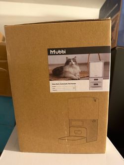 Mubbi Automatic Pet Feeder 7L brand new