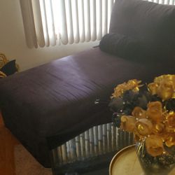 1 Chaise And 2 Ottomans Deep Purple
