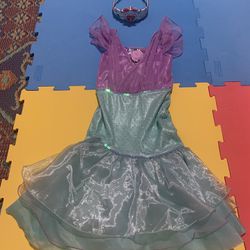 Disney Mermaid Dress Size 4